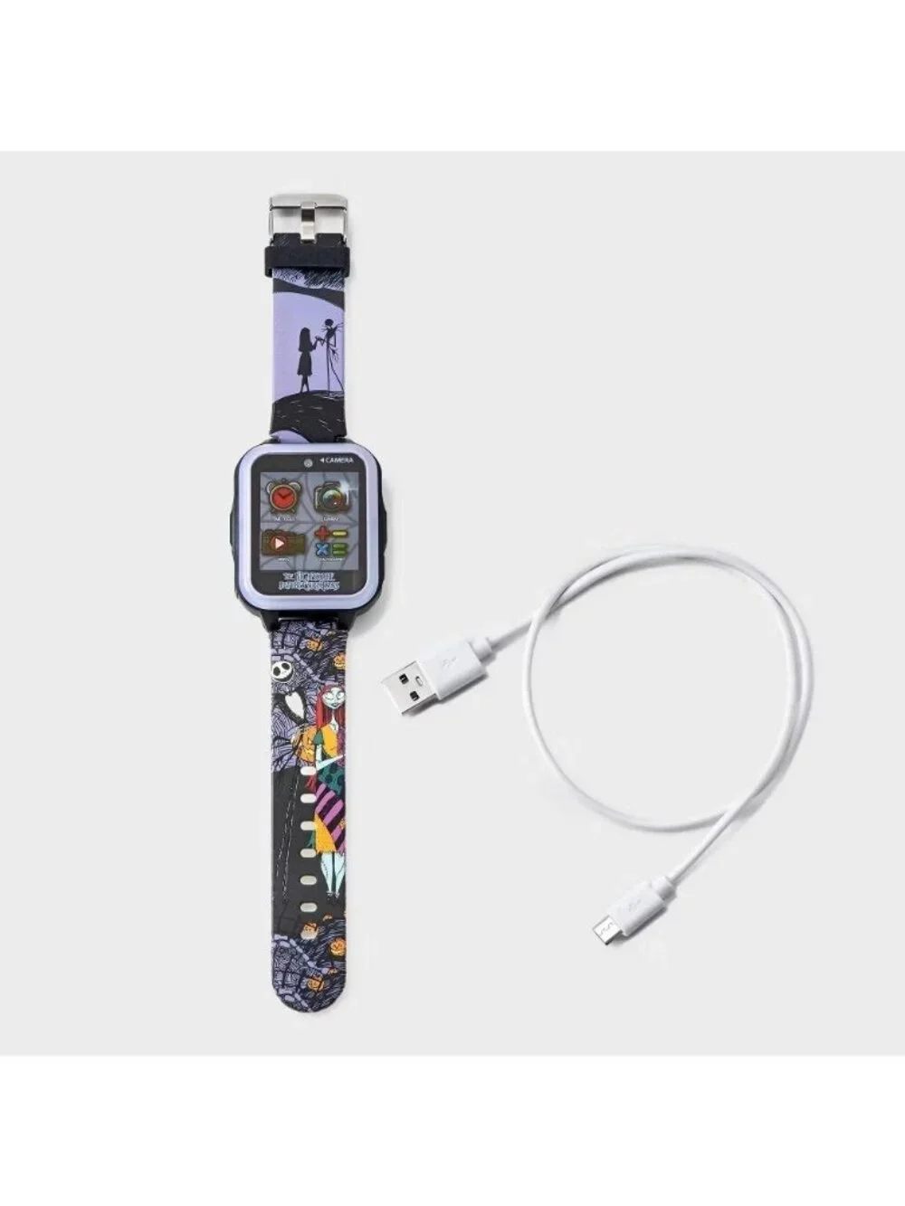 Nightmare Before Christmas Touchscreen Kids Smart Watch Silicone Strap & 6 Games - Picture 5 of 8